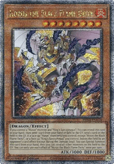Horus the Black Flame Deity - PHNI-EN018 (Quarter Century Secret Rare) - 1st Edition